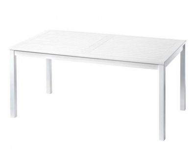 Dragør havebord 90x165 - Hvid