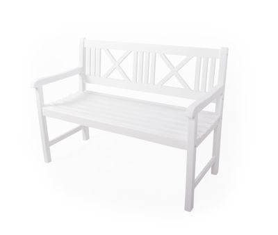 Dragør Havebænk til 2 personer - Hvid