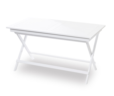 Dragør  foldebord 70x130 - Hvid