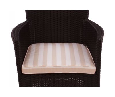 Aston Manila Sædehynde - Beige/Hvid Stribet