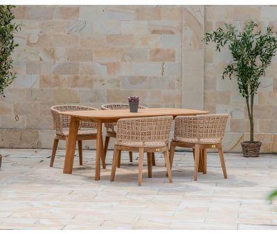 Balder Rima Havemøbelsæt til 4 personer - Kerneteak