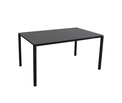 Cane-line Pure havebord 150x90 - Lavagrå / Sort