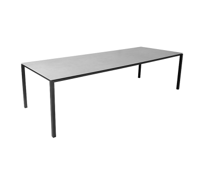 Cane-line Pure Havebord 280x100 cm - Lava Grey / Concrete Grey