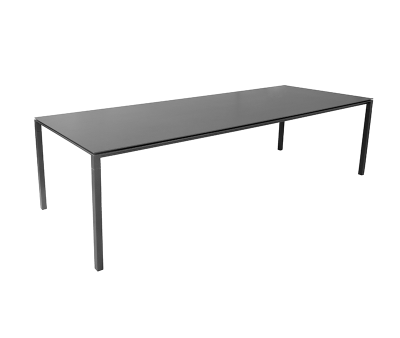 Cane-line Pure Havebord 280x100 cm - Lavagrå / Sort