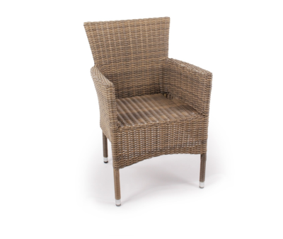 Saba Stabelstol med halvrund flet - Dusty