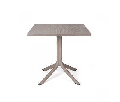 Nardi Clip cafebord 80x80 - Latte