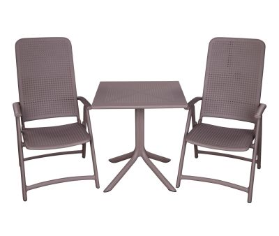 Nardi Clip Darsena Cafesæt 70x70 - Latte