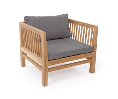 Columbo EASY DRY Teak Sofastol - Grå