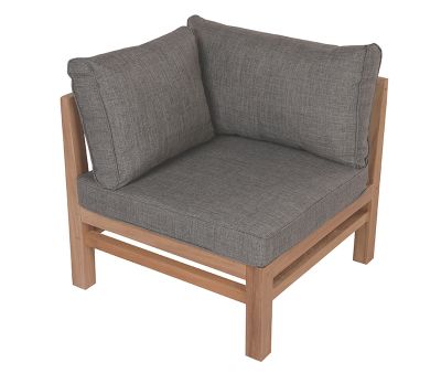 Columbo EASY DRY Teak Hjørnemodul - Grå