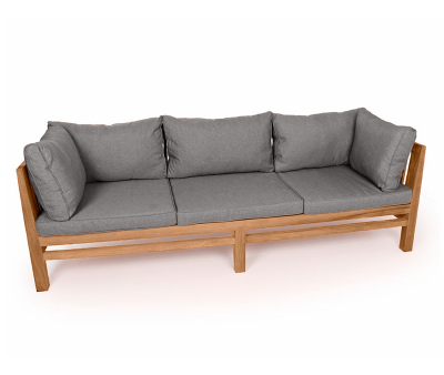 Columbo EASY DRY Teak Sofa 3 pers. - Grå