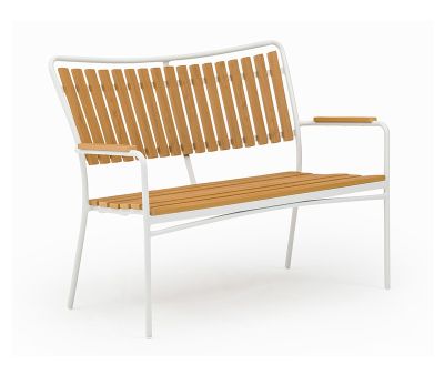 DaneLine Adam Havebænk - Nonwood - Hvid