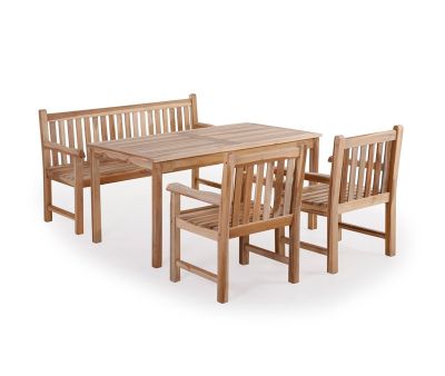 Dagmar Havemøbelsæt 90x150 - Classic Teak 