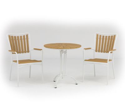 DaneLine Adam Nonwood Cafesæt Ø70 cm - Hvid