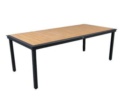 DaneLine Adam Havebord - Nonwood - 102x216 cm - Grå