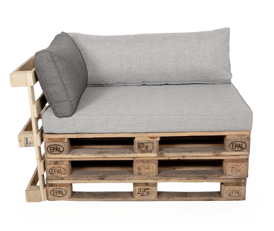 Elise Halvpalle Ryghynde 60 cm EASY DRY - Grå
