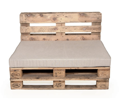 Elise pallehynde sæde i 120 cm i sand.