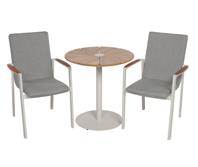 Fiola Firenze Cafesæt Ø70 m/ 2 stk.stabelstole