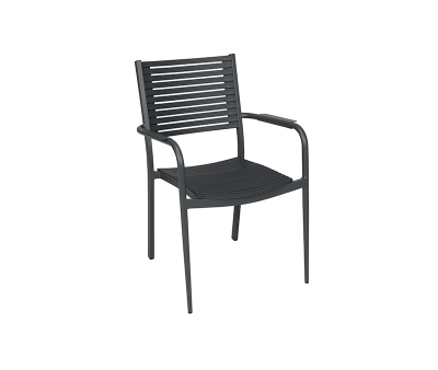 Freya stabelstol - Antracit