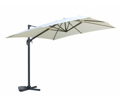 Solvej Hængeparasol 3x3 meter - Natur