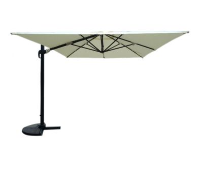 Solvej Hængeparasol 3x4 m - Natur