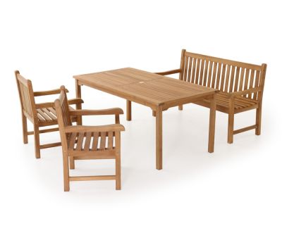Java Teak Fastsæt- Kerneteak