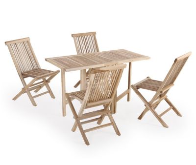Møen Havemøbelsæt 65x130 - Classic Teak
