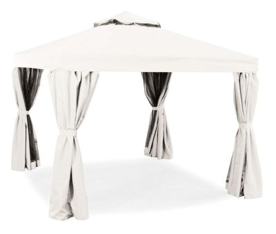 Luxus Pavillon 3x3 meter - Hvid