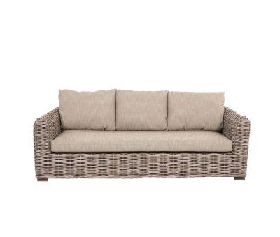 Macao 3-personers havesofa - Naturrattan