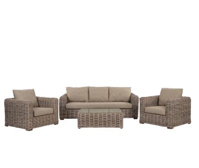 Macao sofasæt naturrattan