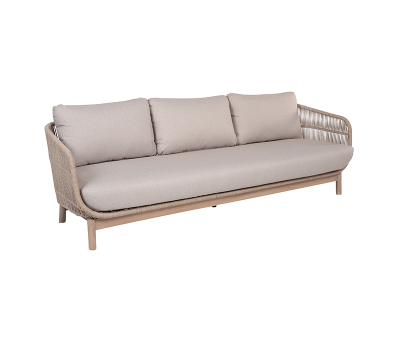 Helena 3-personers Havesofa - Lys Sand