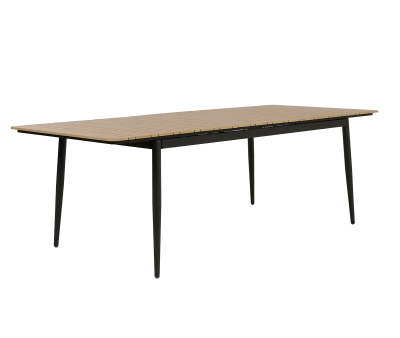 Malmø Udtræksbord 100x180/235 cm - Nonwood/Mørkegrå