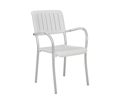 Nardi Musa stabelstol - Hvid