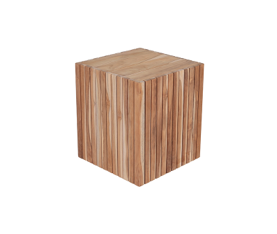 Mynte Sidebord/Skammel 40x40 - Classic Teak