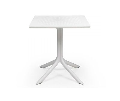 Nardi Clip cafebord 80x80 - Hvid