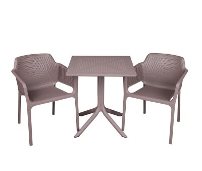 Nardi Clip Net Cafesæt 70x70 - Latte