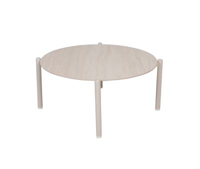 Sydney Sofabord Ø86 - Gråhvid