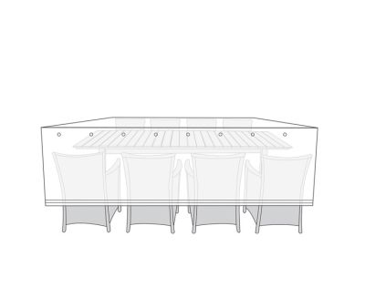 Overtræk havemøbelsæt  300x145x115 cm