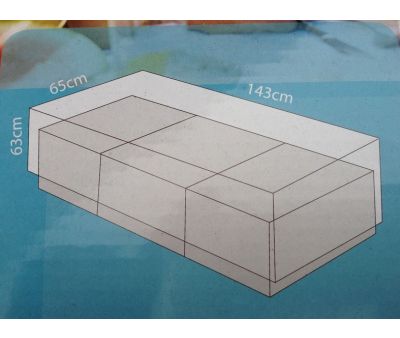 Overtræk til hyndeboks - 143x65x63 
