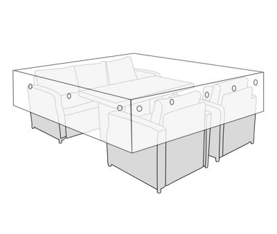 Overtræk 220x195x76 cm.