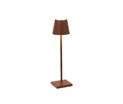 poldina micro led lampe i rust
