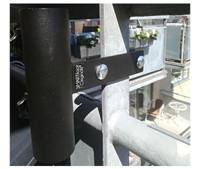 SMARTfoot Parasolholder til gelænder  - Lodret 