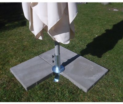 Smartfoot Parasolfod til Markedsparasol - Sort Jern