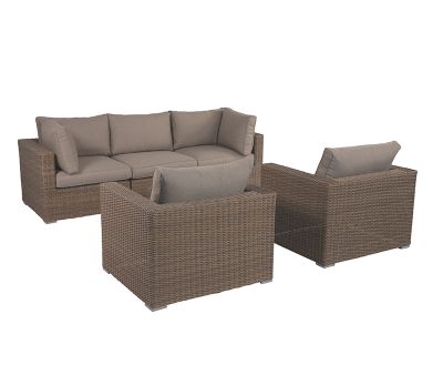 Rio Modulsofa - 3 pers. sofa og 2 stole - Dusty