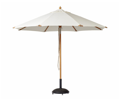 Simone Luksus Olefin Markedsparasol Ø330 - Natur