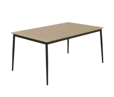 Malmø Havebord 100x160 cm - Mørkegrå