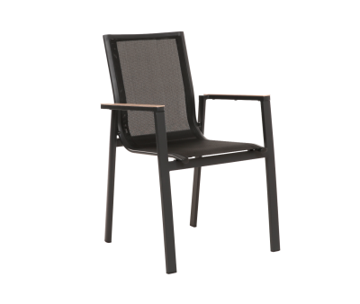 Malmø Stabelstol - Mørkegrå