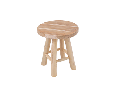 Skammel Ø35x40 - Classic Teak