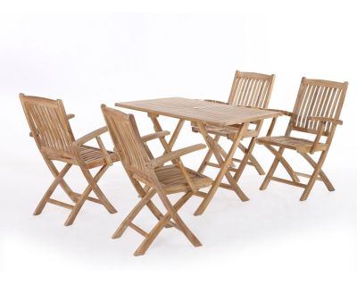 Sofie Mia Havemøbelsæt 70x120 - Kerneteak