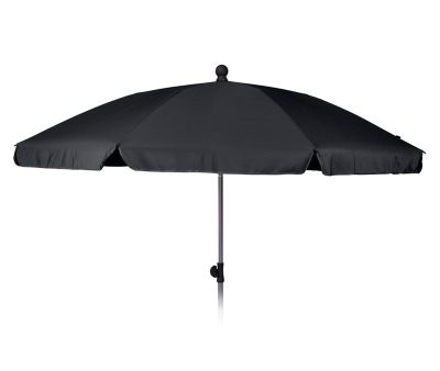 Strandparasol Ø250 M/Tilt - Grå