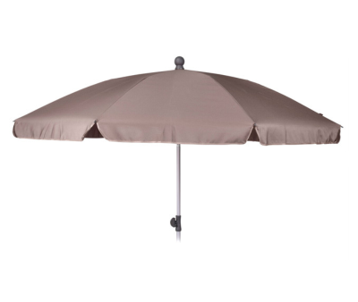 Strandparasol Ø250 M/Tilt - Taupe